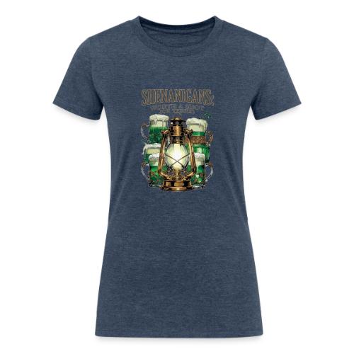 Worth a Shot Lantern Toast Graphic Tee - Women's Tri-Blend Organic T-Shirt