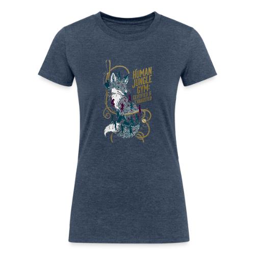 Human Jungle Gym Fox Tee - Women's Tri-Blend Organic T-Shirt