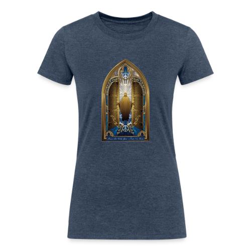 Easter Peace Be With You Locked Doors T Shirt,Gift - Women's Tri-Blend Organic T-Shirt