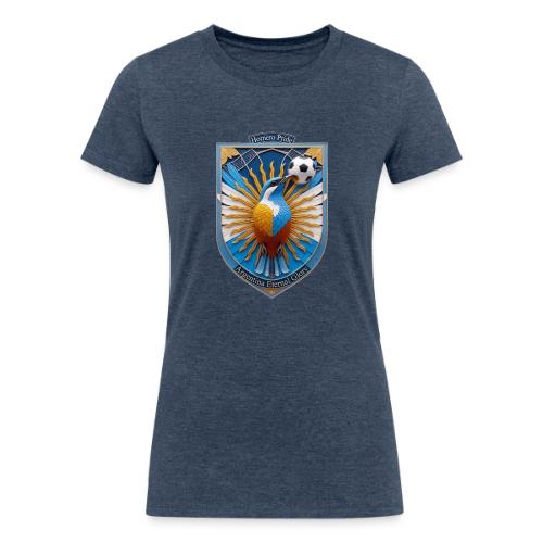 Argentina Hornero Soccer T Shirt, Football Gift - Women's Tri-Blend Organic T-Shirt