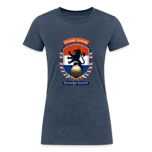 Netherlands Lion Premium T-Shirt, Dutch Flag Gift - Women's Tri-Blend Organic T-Shirt