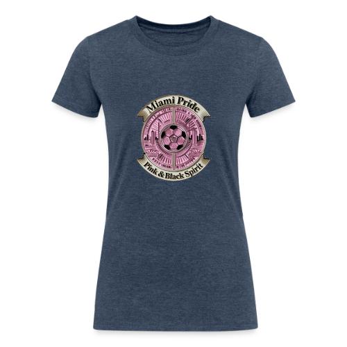 Miami Pride T Shirt, Soccer City Pride Gift - Women's Tri-Blend Organic T-Shirt