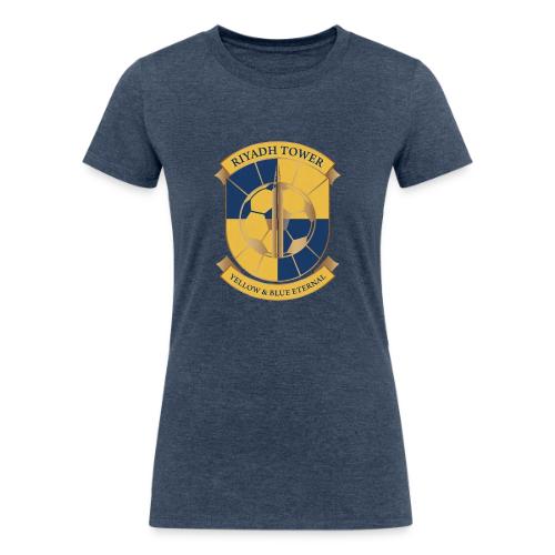 Riyadh Tower Premium T Shirt, Football Pride Gift - Women's Tri-Blend Organic T-Shirt