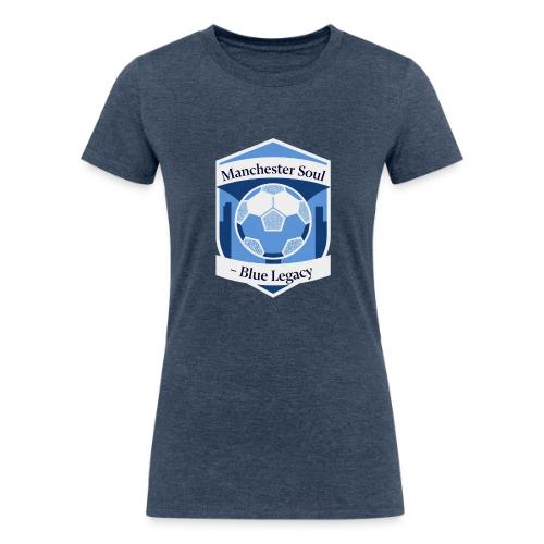 Manchester Soul Soccer City Emblem T Shirt, Gift - Women's Tri-Blend Organic T-Shirt