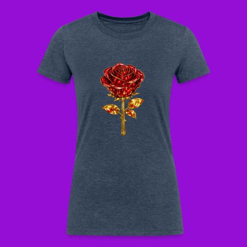 Golden Rose - Women's Tri-Blend Organic T-Shirt