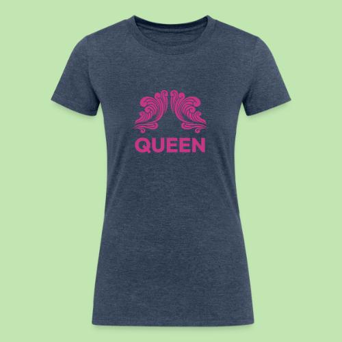 Queenlisse™ Signature Crown T-Shirt – Elegant - Women's Tri-Blend Organic T-Shirt