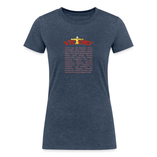 Victory in Jesus Christ - Women's Tri-Blend Organic T-Shirt
