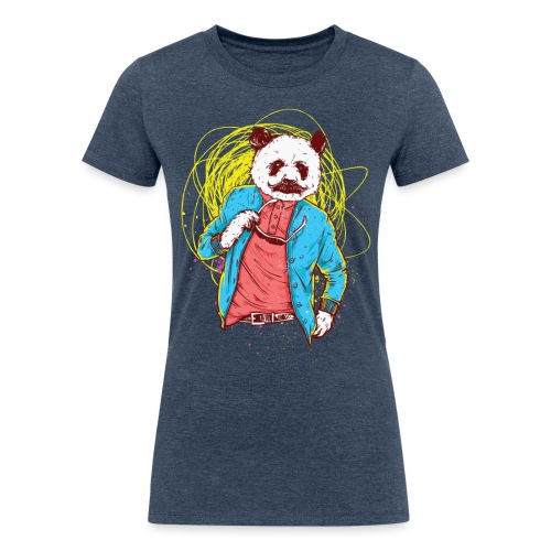 Panda Bear Movie Star - Women's Tri-Blend Organic T-Shirt