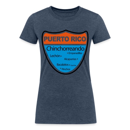 Chinchorreando en Puerto Rico - Women's Tri-Blend Organic T-Shirt