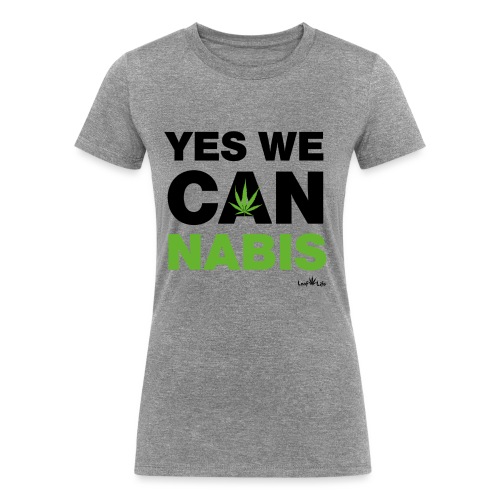 Yes We Cannabis - Women's Tri-Blend Organic T-Shirt