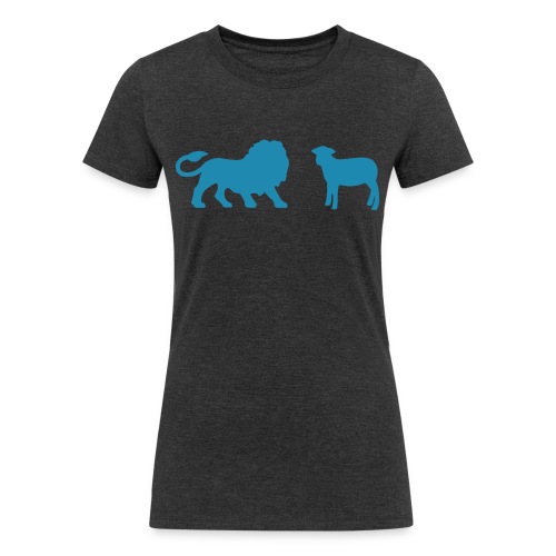 Lion and the Lamb - Women's Tri-Blend Organic T-Shirt