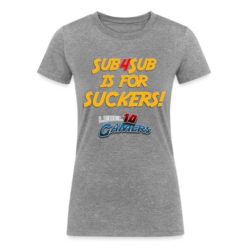 Anti Sub4Sub - Women's Tri-Blend Organic T-Shirt