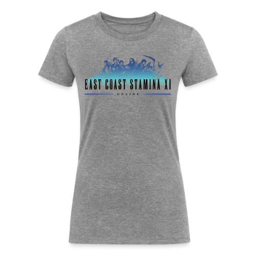 East Coast Stamina 11 (Black Text) - Women's Tri-Blend Organic T-Shirt