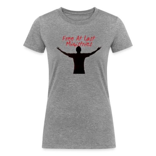 Free At Last Ministries Logo - Women's Tri-Blend Organic T-Shirt