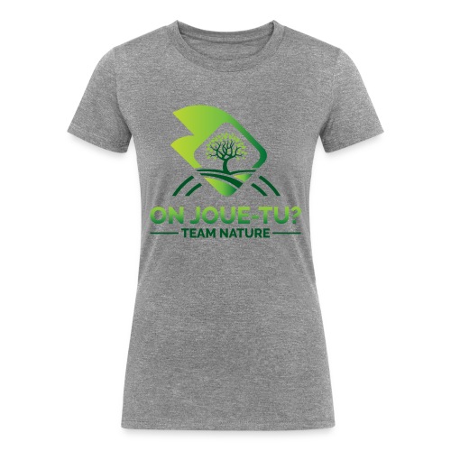 Team Nature - T-shirt écologique chiné pour femmes