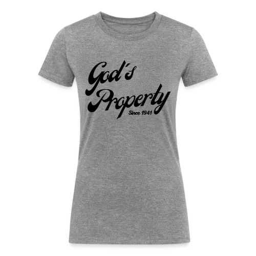 God's Property Since 1941 - Women's Tri-Blend Organic T-Shirt