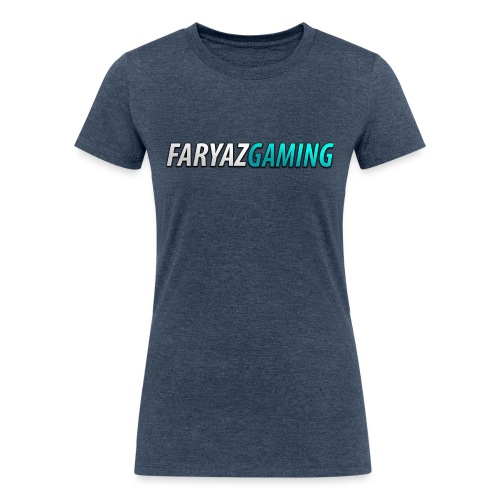 FaryazGaming Theme Text - Women's Tri-Blend Organic T-Shirt