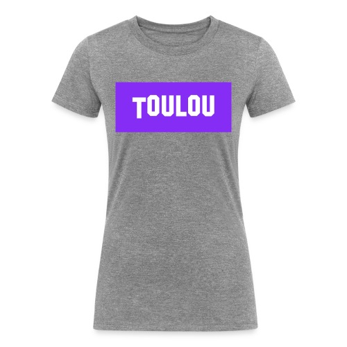 TouLou Logo - Women's Tri-Blend Organic T-Shirt