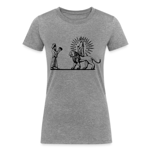 Lion and Sun in Ancient Iran - Women's Tri-Blend Organic T-Shirt