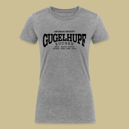 Gugelhupf (black) - Women's Tri-Blend Organic T-Shirt
