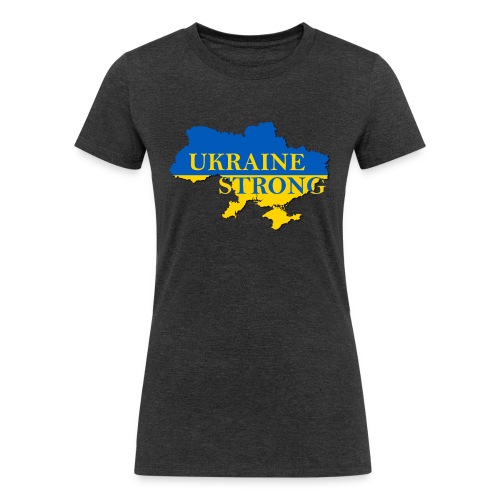 Ukraine Strong - Women's Tri-Blend Organic T-Shirt