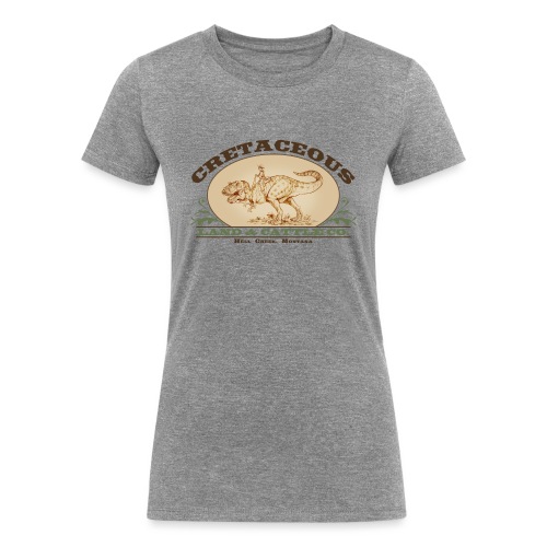 Cretaceous Land and Cattle Co, - Women's Tri-Blend Organic T-Shirt