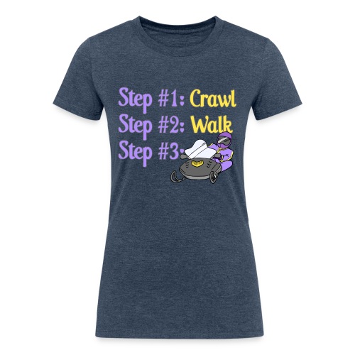 Step 1 - Crawl - Women's Tri-Blend Organic T-Shirt