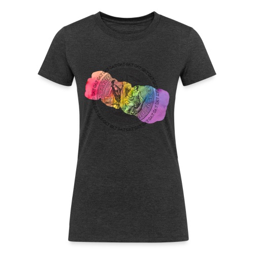 The Gay State of North Carolina - Women's Tri-Blend Organic T-Shirt