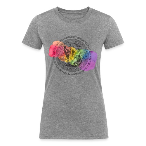 The Gay State of North Carolina - Women's Tri-Blend Organic T-Shirt