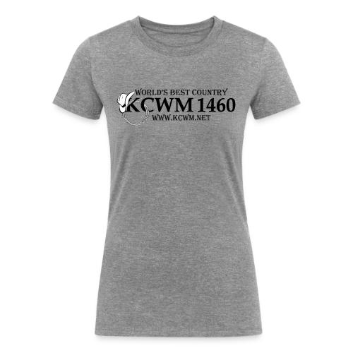 KCWM Logo - Women's Tri-Blend Organic T-Shirt
