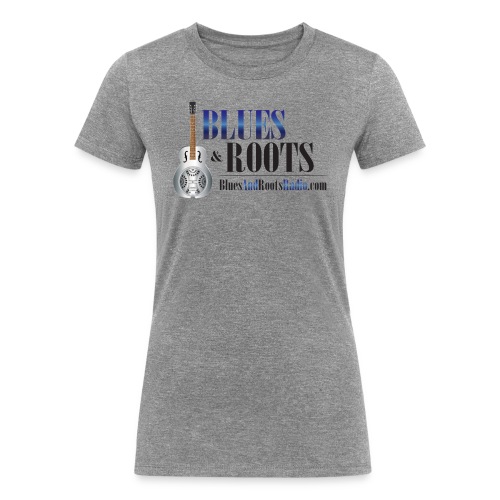 Blues & Roots Radio Logo - Women's Tri-Blend Organic T-Shirt