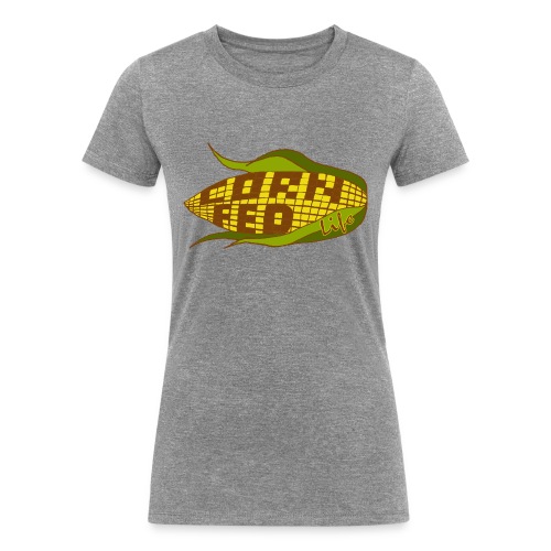 Corn Fed Logo - Women's Tri-Blend Organic T-Shirt
