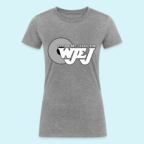 WJEJ Radio Record Logo - Women's Tri-Blend Organic T-Shirt