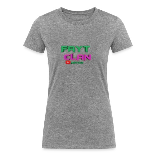 Fayt Clan Logo - Women's Tri-Blend Organic T-Shirt