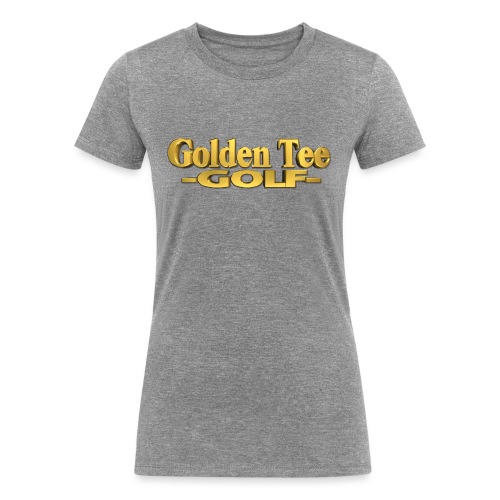 Golden Tee Golf - vintage logo - Women's Tri-Blend Organic T-Shirt