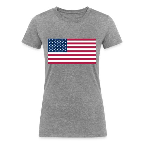 United States - Women's Tri-Blend Organic T-Shirt