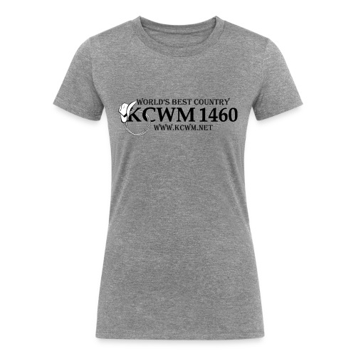 KCWM Logo - Women's Tri-Blend Organic T-Shirt