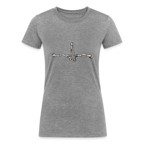 ECG bones - Women's Tri-Blend Organic T-Shirt