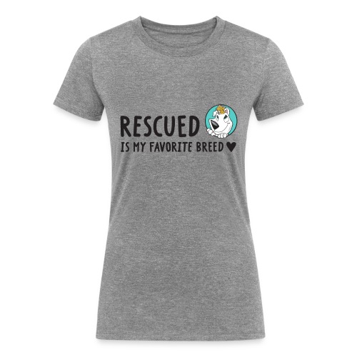 rescued png - Women's Tri-Blend Organic T-Shirt