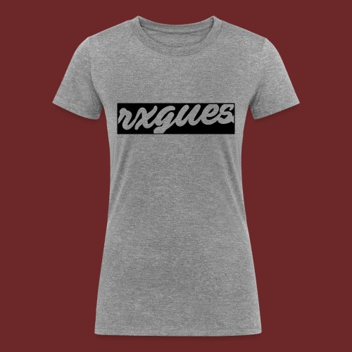 NEGATIVE SPACE BASEBALL TEE - Women's Tri-Blend Organic T-Shirt