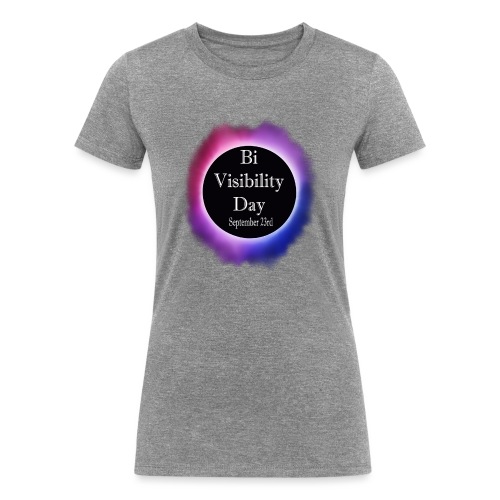 Bi Visibility Day Eclipse Totality Shirt - Women's Tri-Blend Organic T-Shirt