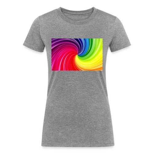 color swirl - tie-dye - Women's Tri-Blend Organic T-Shirt