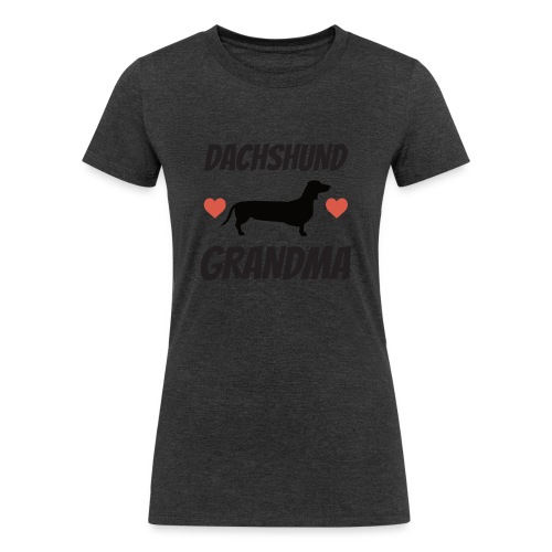 Dachshund Grandma - Women's Tri-Blend Organic T-Shirt