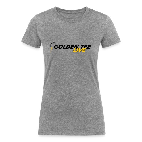 Golden Tee LIVE logo (2008 - present) - Women's Tri-Blend Organic T-Shirt
