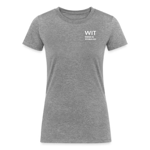 WIT Main Logo - Women's Tri-Blend Organic T-Shirt