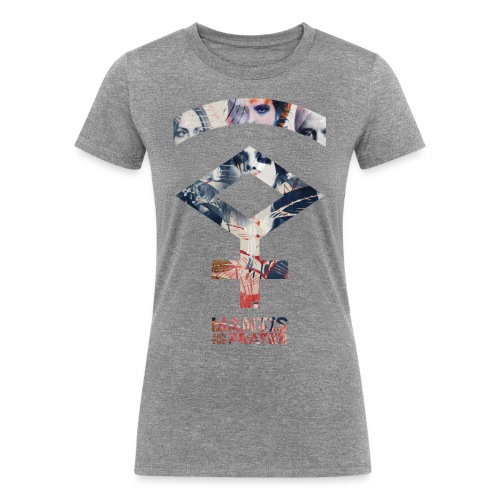 Mantis and the Prayer- Symbol Design - Women's Tri-Blend Organic T-Shirt