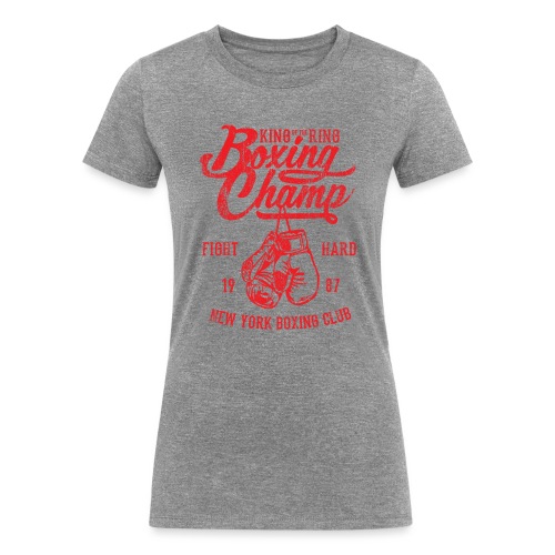 Boxing Champ - Women's Tri-Blend Organic T-Shirt