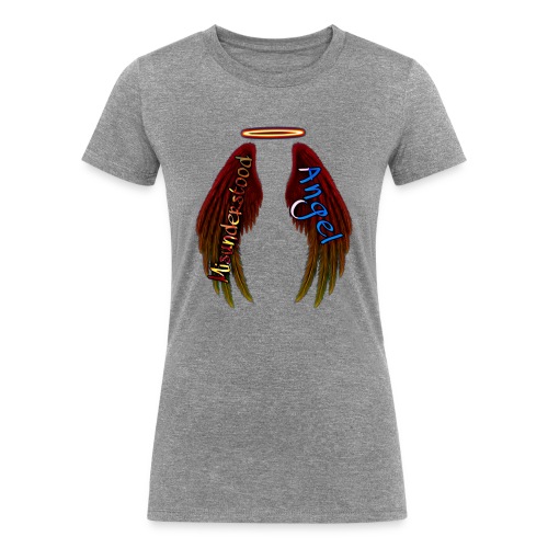 Misunderstood Angel (Demon Wings) - Women's Tri-Blend Organic T-Shirt