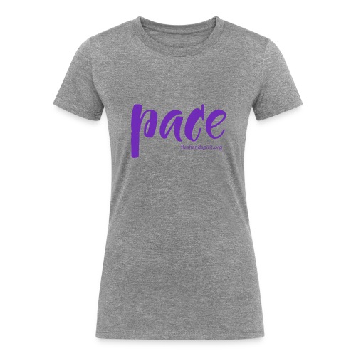 Pace t-shirt - Women's Tri-Blend Organic T-Shirt