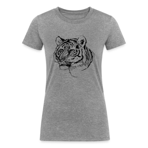 Tiger - Women's Tri-Blend Organic T-Shirt